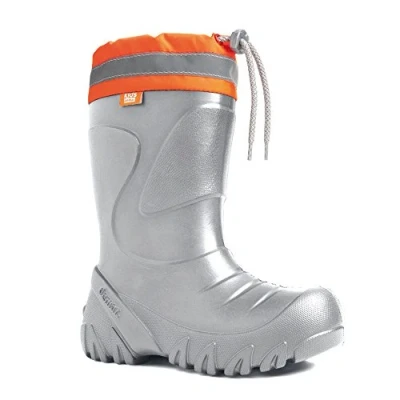 Image of Demar Mammoth Little Kids Wellington Boots 9.5/10.5 UK Child (Label: 28/29) Silver