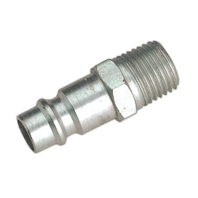 Image of Sealey Screwed Adaptor Male 1/4&quot;BSPT Pack of 2