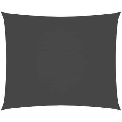 Image of vidaXL Sunshade Sail Oxford Fabric Rectangular 6x7 m Anthracite