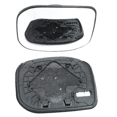 Image of Clip on Heated Base Wide angle Wing Mirror Glass fits Honda Accord 2009 to 2012 Left Passenger Side