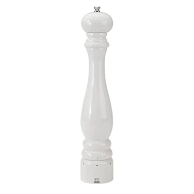 Image of PEUGEOT Paris u&#039;Select 40 cm Pepper Mill 6 Predefined Grind Settings Made with PEFC Certified Wood in France White Laquered Colour