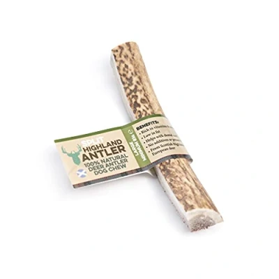 Image of Highland Antler Split Large Chews For Dogs Horns Organic Chew Dog Toy