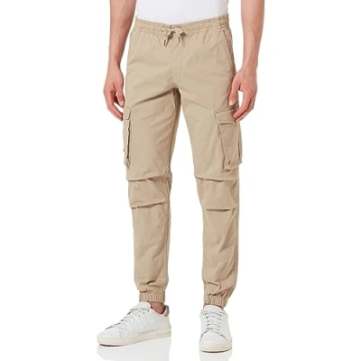 Image of JACK &amp; JONES Men&#039;s Jpstkane Jjnoah Cuffed Jogger Ana Noos, Twill, L