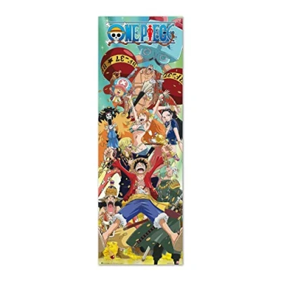 Image of Grupo Erik One Piece Poster 20.8 x 62.2 inches / 53 158 cm Shipped Rolled Up Cool Posters Art &amp; Prints Door