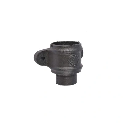 Image of Saint Gobain Classical Cast Iron Downpipe Loose Socket with Ears 65mm Black Pam Building Products