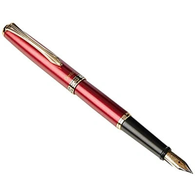 Image of Pentel Sterling Fountain Pen Garnet Barrel with Gift Box