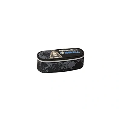 Image of Oval CASE ORG. Giant Attack Comix Anime, Black, Casual