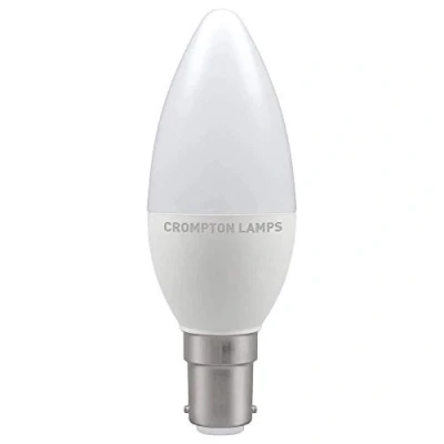 Image of Crompton LED Candle Thermal Plastic 5.5W 2700K SBC B15d