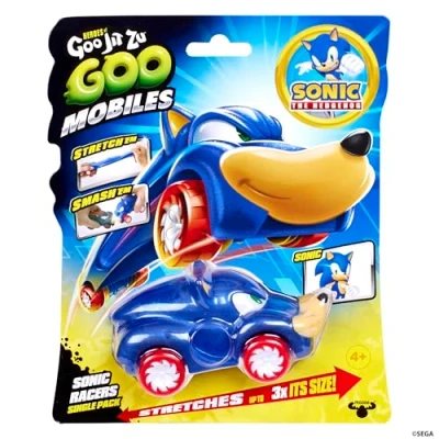 Image of Heroes of Goo Jit Zu Mobiles Sonic Racer the Hedgehog. Stretch &#039;em! Smash Twist Ideal present for and fans
