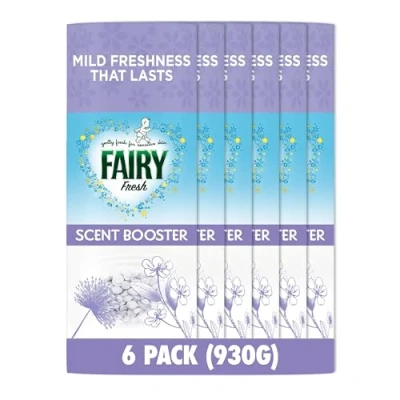 Image of Fairy In Wash Scent Booster 155g x 6, Silk Tree Blossom &amp; Jasmine, Mild Freshness That Lasts