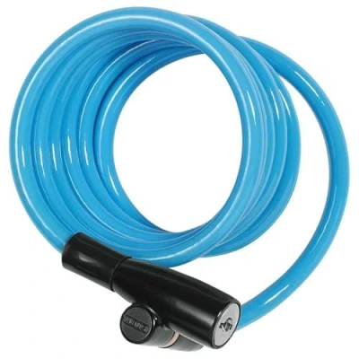 Image of ABUS spiral cable lock 3506K 6 mm thick, flexible bicycle security level 1 120 cm random colour