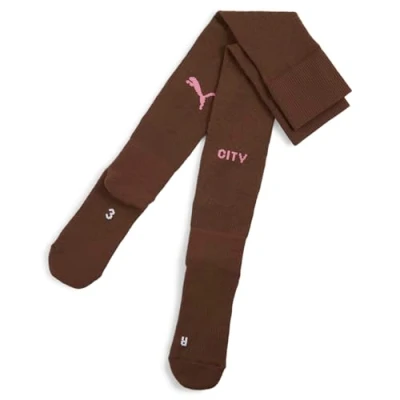 Image of PUMA Manchester City Goalkeeper Graphic Mens Socks Brown Size 9 11