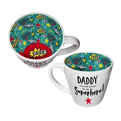 Image of WPL Gifts Inside Out Mug with Gift Box (Daddy My Superhero)