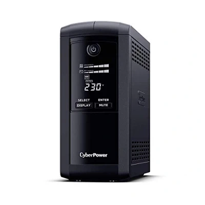 Image of CyberPower VP700EILCD Value Pro Computer Power Supply, 390 W, 230 V, Black