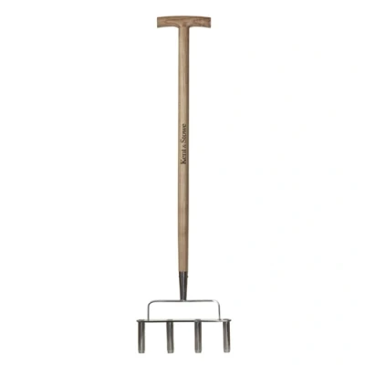Image of Kent &amp; Stowe SS Hollow Tine Aerator 4 Prong
