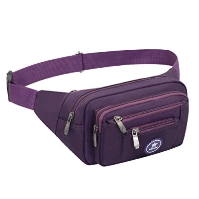 Image of Ariineer Waterproof Bumbags and Fanny Packs Plus Size for Sport Hiking Large Waist Travel Pouch Bag Bumbag Women Men