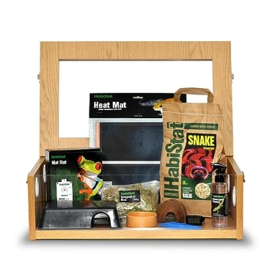 Image of Habistat Hatching Snake Starter Kit in Oak