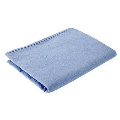 Image of washable Massage Table Sheets, Hypoallergenic Bed Soft Cotton Cover Salon Beauty Spa Sheet with Face Breath Hole for Within 80x200 cm (Navy)
