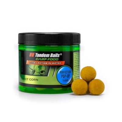 Image of Tandem Baits Carp Food Perfection Pop Up Sugar Corn Ups Fishing Without Effort Bait for Big Fish Accessories Professionals &amp; Hobby Anglers 16 mm 70 g