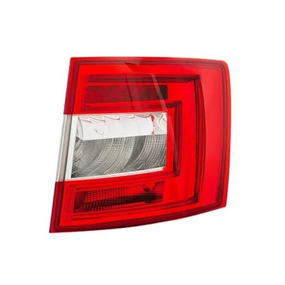 Image of RLSkodaOctavia Rear light HELLA 2VP 354 818 041 Right LED, P21W, PY21W without bulbs bulb holder SKODA: Octavia 3 Combi
