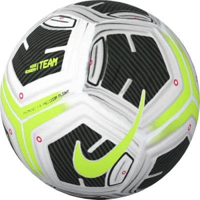 Image of Nike FZ7540 100 NK ACADEMY TEAM FA24 Recreational soccer ball Unisex WHITE/BLACK/VOLT Size 5
