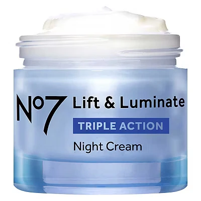 Image of No7 Lift &amp; Luminate Triple Action Night Cream 50ml
