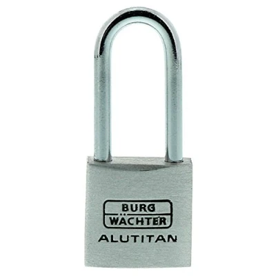 Image of Burg Wächter Duo 770 20 26 Padlock 4 Keys Set of 2, 3.5 mm Thick, SB