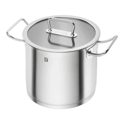 Image of Stock Pot High Sided, 24 cm Round 18/10 Stainless Steel ZWILLING PRO