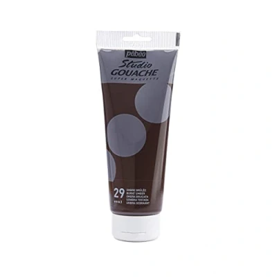 Image of PEBEO 270 029 220 ml Studio Gouache, Burnt Umber