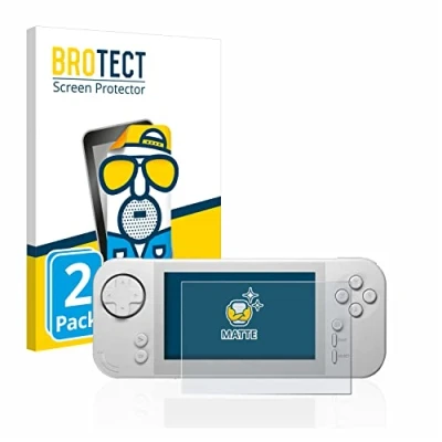 Image of brotect Screen Protector Anti Glare compatible with Evercade EXP (2 Pack) Matte, Fingerprint Protection Film