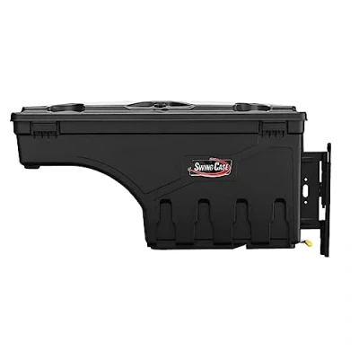 Image of UNDERCOVER SwingCase Truck Bed Storage Box SC302P Fits 2019 2023 Dodge Ram 1500/2500 Passenger Side, Black