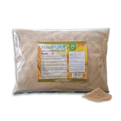 Image of FOOD PURA Brewers Yeast Powder 1KG use with Horses, Ponies Vitamin B, E &amp; H For Pets and Animals Healthy Skin Coats also Human Grade!