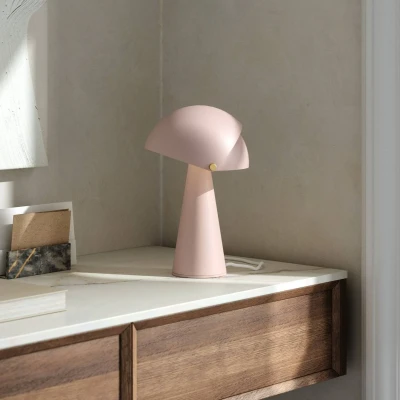 Image of DFTP by Nordlux Align table lamp, tiltable lampshade, rose