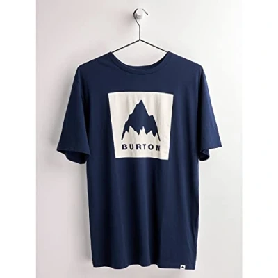 Image of Burton Men&#039;s Classic Mountain High T Shirt, Dress Blue, L UK