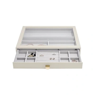 Image of Stackers Oatmeal Supersize Jewellery Box Display Drawer