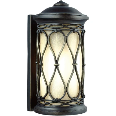 Image of Wellfleet 1 Light Outdoor Small Wall Lantern Bronze IP44, E27