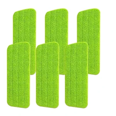Image of ARSUK Spray Mop with Washable Pads Mops for Cleaning Tiles, Hard, Wooden, and Laminate Floors Household Wet &amp; Dry Mops, Floor Cleaner (Green Refills)
