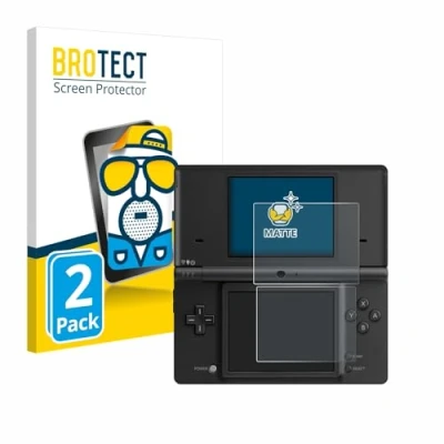 Image of brotect Screen Protector Anti Glare compatible with Nintendo DSi (2 Pack) Matte, Fingerprint Protection Film