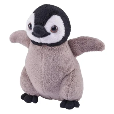 Image of Wild Republic Pocketkins Eco Playful Penguin, Stuffed Animal, 5 Inches, Plush Toy, Made from Recycled Materials, Friendly