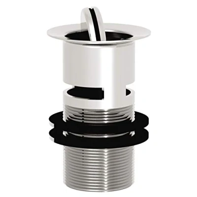 Image of Bristan W BASIN12 C Round Fliptop Basin Waste Slotted C, Chrome