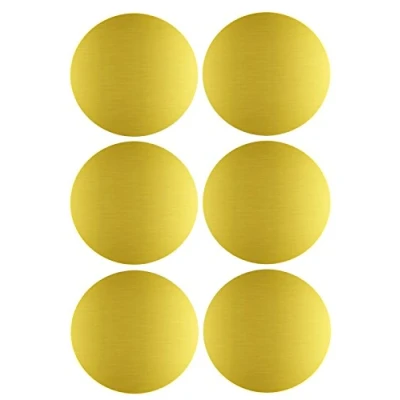 Image of Metallic Gold Stickers Color Labels for Gift Packaging Seals, Favors and Crafts 5cm 50mm 72 Pack by Royal Green