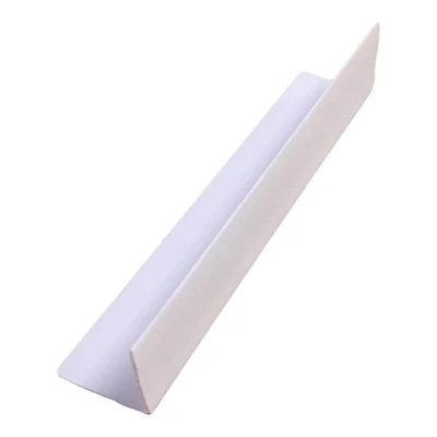 Image of DBS White PVC Angle Trim 25 x 25mm Plastic 90 Degree Bathroom Panels Cladding