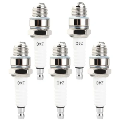 Image of QAZAKY 5pcs Spark Plug Z4C for 49cc 50cc 66cc 70cc 80cc 2 Stroke Engine Motorized Bicycle Moped Scooter Yamaha JOG50 90 ZX50 DIO50 Suzuki AG100 QJ50 DX100 AX100 CJ750