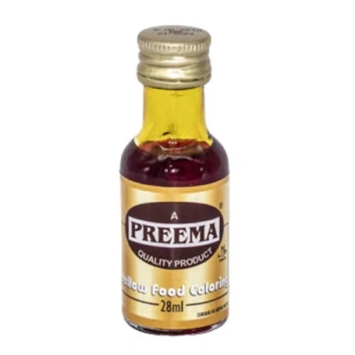 Image of Preema Yellow Liquid Food Colouring 28ml
