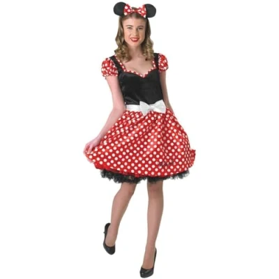 Image of Rubie&#039;s 888841M Official Disney Minnie Mouse Dress Costume, Adult&#039;s, Medium