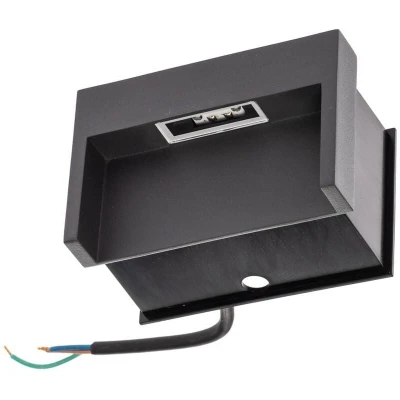 Image of Lucande 3 W LED wall light fixture Mitja, IP65