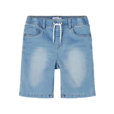 Image of NAME IT Boy&#039;s Nkmryan Jogger DNM L Shorts 6300 Th Noos, Light Blue Denim, 1.5 2 Years
