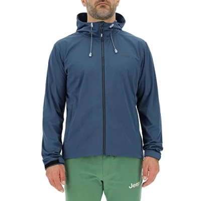 Image of JEEP O102714 E948 J MAN LIGHT HOODED SOFTSHELL JACKET W/Zipped Pockets J23S Vineyard Green M
