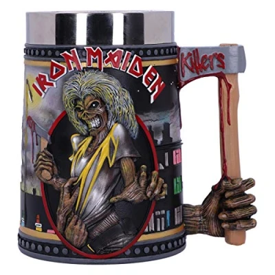 Image of Nemesis Now Officially Licensed Iron Maiden The Killers Eddie Album Tankard,Black