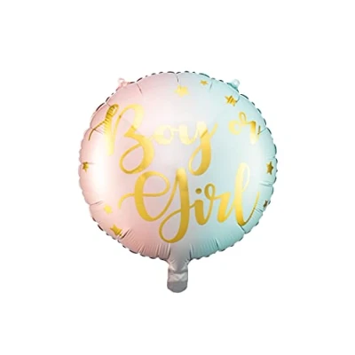 Image of Partydeco sp. z o.o. k. Baby Shower Foil Balloon, Boy Girl Balloon Gift, Gender Reveal Party, Mum To Be Party Decorations